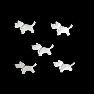 Куче мини 14 мм бяло -50 броя