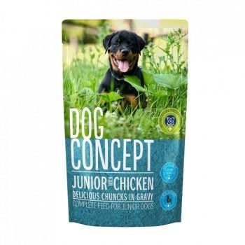 "DOG CONCEPT JUNIOR" – Пауч с пилешко за малки кученца
