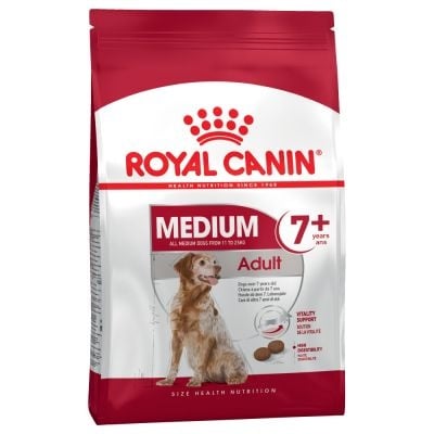 Royal Canin Medium Adult 7+  Пълноценна храна за кучета - За кучета в напреднала възраст от средните породи (от 11 до 25 кг) - Над 7-годишна възраст.