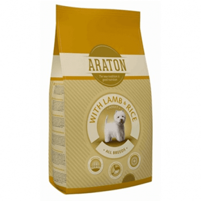 Araton Adult with Lamb & Rice - Пълноценна суха храна за възрастни кучета, страдащи от алергии или непоносимост към някои храни - 15.00кг