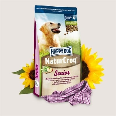 Happy Dog – Natur Croq Senior - Пълноценна балансирана храна специално за възрастни кучета - две разфасовки