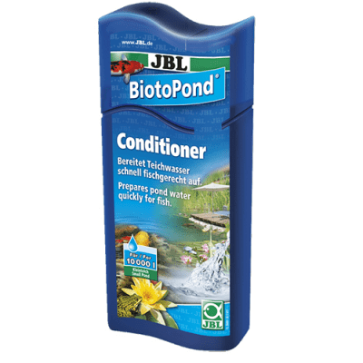 JBL BiotoPond 250ml – Препарат за езера, който предпазва хрилете, кожата и перките на рибите чрез органични колоиди и подхранващо алое вера