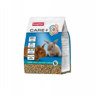 Beaphar Care+ Super Premium- Пълноценна храна за малко зайче- две разфасовки
