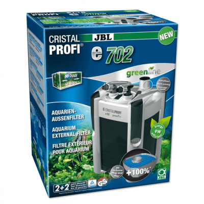 JBL CristalProfi e702 greenline - Енергоспeстяващ външен филтър за аквариуми от 60 до 200 л