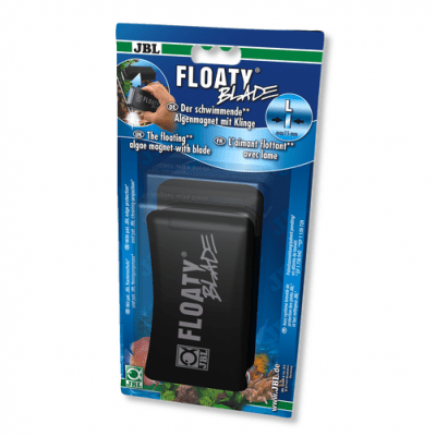 JBL Floaty Blade – почистващ магнит с острие за лесно почистване на упорити наслагвания по стъклата на всички аквариуми