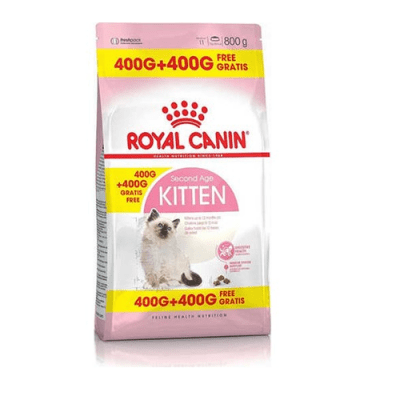 Royal Canin Kitten 400 гр.+400 гр. - Балансирана и пълноценна храна за подрастващи котенца, до 12 месечна възраст