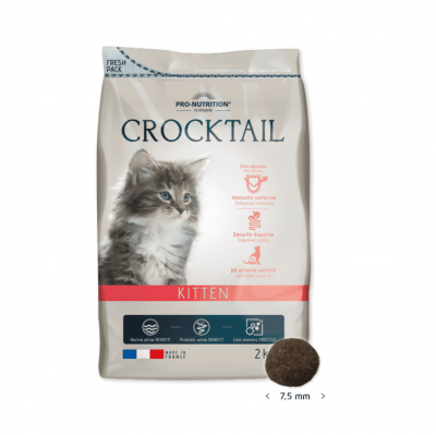 Храна за малки котенца, за женски котки в края на бременността и в период на кърмене Flatazor Crocktail KITTEN, две разфасовки