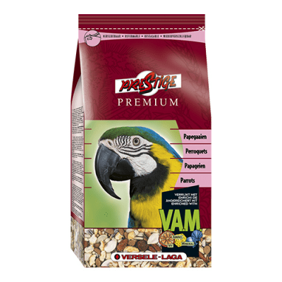 "Versele-Laga PREMIUM PARROTS" - Пълнозърнеста храна за големи папагали