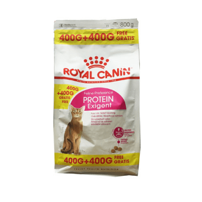 Royal Canin Exigent Protein 400+400 гр. - Лесно усвоима суха храна за чувствителни котки със специален състав от протеини, мазнини и въглехидрати