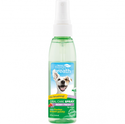Дентален спрей за кучета Tropiclean Oral Care Spray, свкус на горски плодове, 118мл
