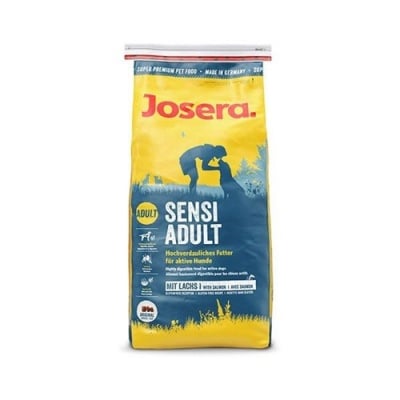 Josera SENSI ADULT - храна за кучета с чувствителен стомах - съдържа диетични фибри и лесносмилаеми съставки