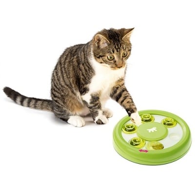 Интерактивна играчка за котки със скривалища за лакомства FERPLAST Ø 23 x 4,2 cm