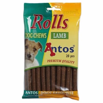 Лакомство за куче Меки солети Rolls от Antos 200гр, 20бр, три вкуса