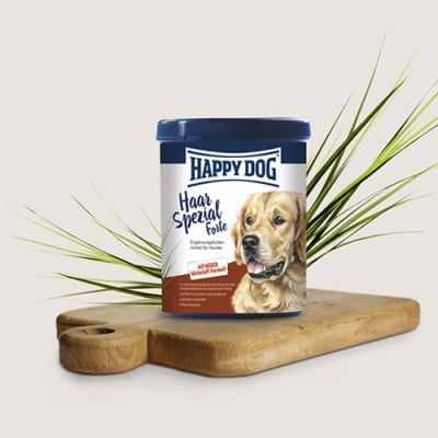 Happy Dog Haar Special - Хранителна добавка за кучета с грижа за кожата и козината на кучето - две разфасовки