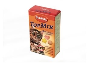 SANAL Top mix - Витамини Топ микс (говеждо, пиле и риба) - две разфасовки