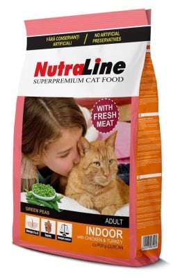 "Nutraline Cat Indoor" - Храна за котки живеещи в затворени помещения