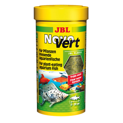 JBL NovoVert 100ml; 250ml - Спирулина на люспи, съдържащи планктон.