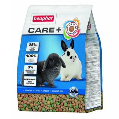 Baephar Care + Super Premium -Пълноценна храна за заек - две разфасовки