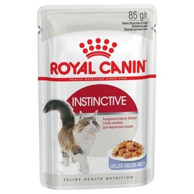 Royal Canin Instinctive храна за израснали котки, сочни хапки в апетитен сос 85гр