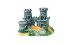 Замък с три кули /сив/