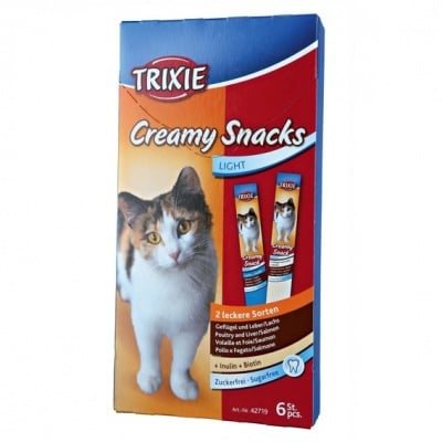 „Creamy Snacks” - Лакомство за котки със сьомга и пилешко