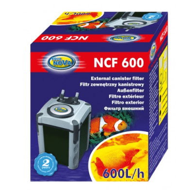 Aqua Nova NCF- 600 (600L/H) Външен филтър за аквариуми до 150л