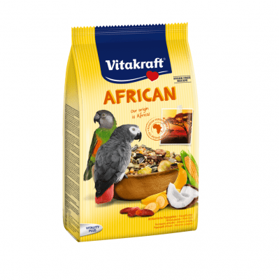Основна ежедневна храна за големи папагали Vitakraft African, 750гр