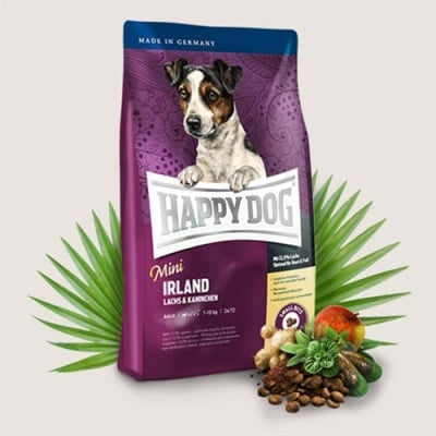 Храна за кучета Happy Dog Мини Ирландия за дребни кучета с тегло до 10кг - две разфасовки
