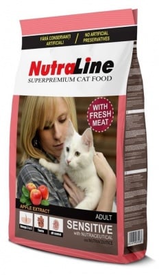 "Nutraline Cat SENSITIVE" - Храна за котки с чувствителна храносмилателна система
