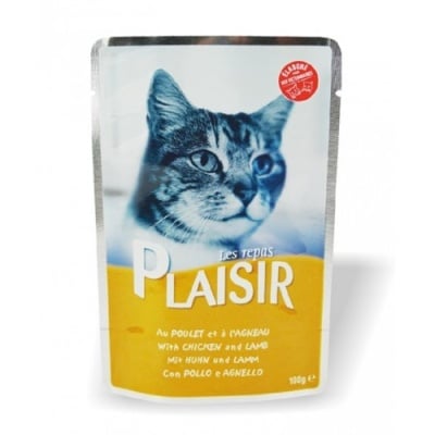 Пауч за котки Plaisir в сос Грейви - различни вкусове