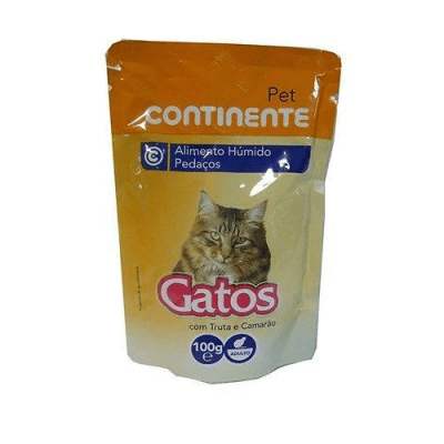 Пауч за котки Pet continente - различни вкусове, 100 гр.