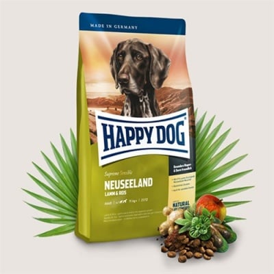 Храна за кучета Happy Dog Супер Премиум Нова Зеландия за чувствителни кучета със специални нужди - три разфасовки