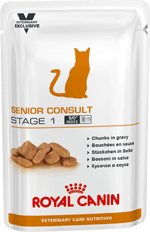 Royal Canin VCN CAT Senior Consult Stage 1 - паучове за кастрирани котки над 7 години  0,100 кг