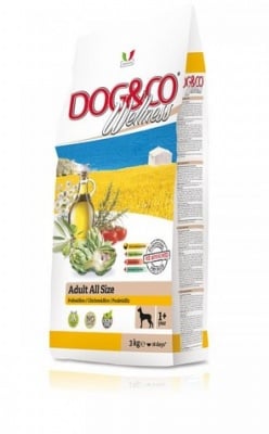 "Dog&co Wellness" - Храна за кучета с пиле и ориз