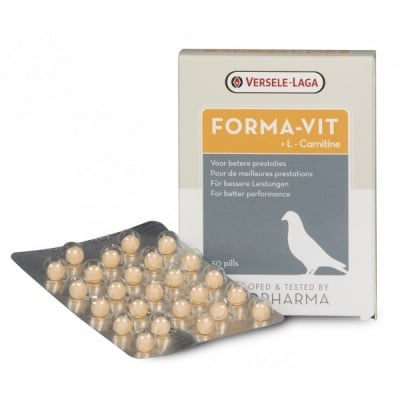 "FORMA VIT + L-Carnitine" - Засилва състезателните способности на гълъбите