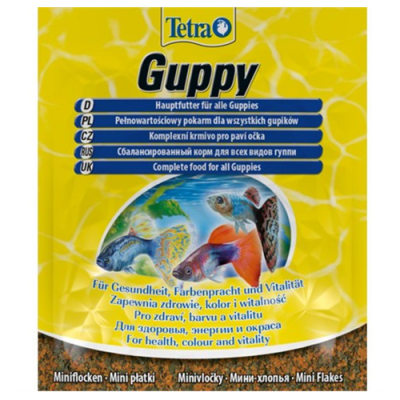 Tetra Guppy - Специализирана храна за рибки Гупи - 12гр.