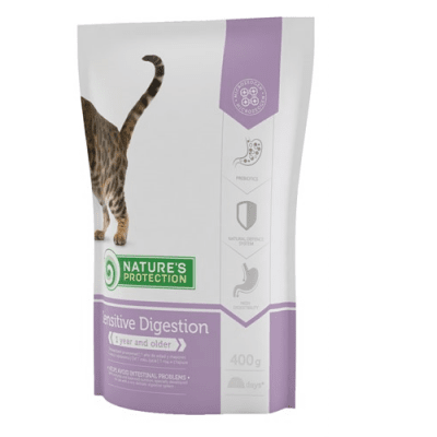 Nature`s Protection Sensitive Digestion / за капризни котки/- 400гр;2.0 кг; 7.0кг