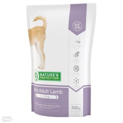 nature's protection Mini Adult Lamb  0,500кг; 2.00 кг;7.500 кг