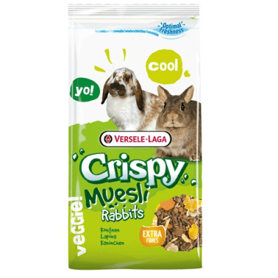 Versele-Laga Crispy Muesli - Rabbits (Cuni Crispy) 1кг - Пълноценна храна за декоративни зайци - различни разфасовки
