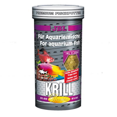 JBL Krill 100мл; 250мл - Храна от дълбоководни скариди, клас "Premium" – люспи