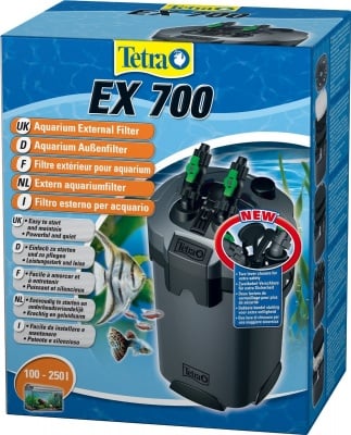 "TetraTec External Filter EX 700" - Външен филтър за аквариуми до 250 л.