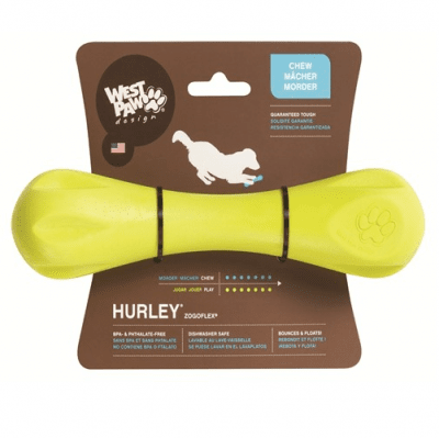 Кокал West Paw HURLEY - играчка за кучета, които обичат да дъвчат и гонят, различни цветове