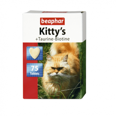 Beaphar - витамини - котешки сърца с Biotin и Taurin - две разфасовки