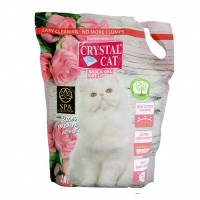 Силиконова тоалетна за котки Crystal Cat Premium 3.8l  - два аромата