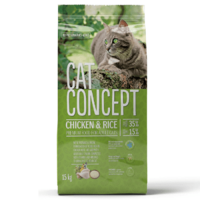 Храна за възрастни котки Cat Concept, с пилешко месо, 400 гр.