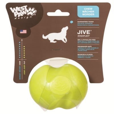 Играчка отскачаща топка West Paw JIVE - за кучета, които обичат да гонят и хващат, различни размери и цветове