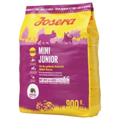 Josera Mini Junior - Лесносмилаема суха храна без глутен - за кученца от дребни породи след 3-тата седмица