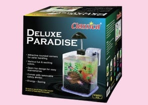 "Delux Paradise" - Аквариум за рибки с филтър и осветление