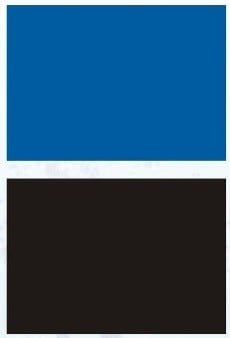 Aqua Nova Плакат двустранен черно и синьо; Н-30см; Н-50см; Н-60см