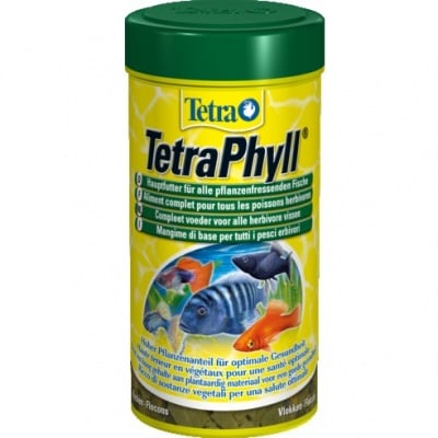 TetraPhyll - Пълноценна храна на люспи за растителноядни риби - различни разфасовки